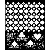 Sabluuna 20x25 cm - Stamperia Master of Magic Thick Stencil Cards Pattern 