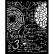 Sabluuna 20x25 cm - Stamperia Master of Magic Thick Stencil Gothic Texture