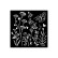 Sabluuna 12x12 cm - Stamperia Poppies and Butterfly Thick Stencil