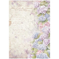 Riisipaperi 21x29 cm - Stamperia Quiet Days Rice Paper Hydrangea