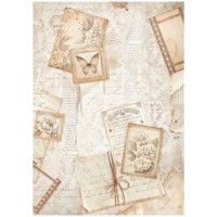 Riisipaperi 21x29 cm - Stamperia Quiet Days Rice Paper Postcards