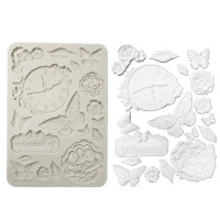 Koristemuotti 15x21 cm - Stamperia Quiet Days Silicon Mould Clock