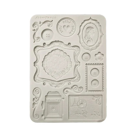 Koristemuotti 15x21 cm - Stamperia Quiet Days Silicon Mould Plates 