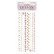 Siirtokuva 10x21 cm - Stamperia Quiet Days Rub-On Cozy Borders