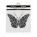 Sabluuna 12x12 cm - Stamperia Quiet Days Thick Stencil Butterfly