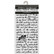 Sabluuna 12x25 cm - Stamperia Quiet Days Thick Stencil Manuscript