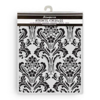 Sabluuna 20x25 cm - Stamperia Quiet Days Thick Stencil Baroque Tapestry
