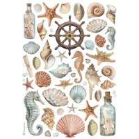 Riisipaperi 21x29 cm - Stamperia Shells Rice Paper