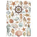 Riisipaperi 21x29 cm - Stamperia Shells Rice Paper