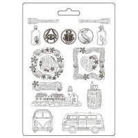 Koristemuotti 21x29 cm - Stamperia Silent Sea Soft Mould
