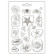 Koristemuotti 15x21 cm - Stamperia Silent Sea Soft Mould Fossils