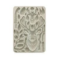 Koristemuotti 15x21 cm - Stamperia The Owl's House Silicon Mould Deer