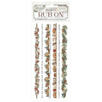 Siirtokuva 10x21 cm - Stamperia The Owl's House Rub-on Stripes