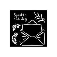 Sabluuna 12x12 cm - Stamperia The Owl's House Thick Stencil Letter