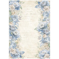 Riisipaperi 21x29 cm - Stamperia Timeless Rice Paper Floral Borders