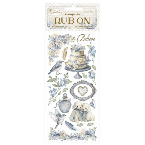 Siirtokuva 10x21 cm - Stamperia Timeless Rub-On Cake