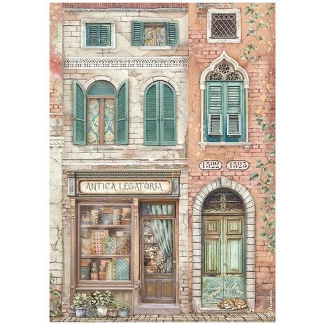 Riisipaperi 21x29 cm - Stamperia Venice City of Art Rice Paper Antica Legatoria