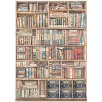 Riisipaperi 21x29 cm - Stamperia Venice City of Art Rice Paper Vintage Books
