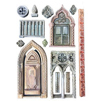 Koristemuotti 15x21 cm - Stamperia Venice City of Art Silicon Mould Architecture