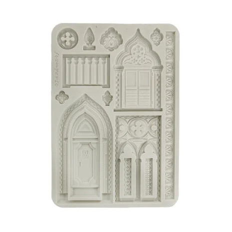 Koristemuotti 15x21 cm - Stamperia Venice City of Art Silicon Mould Architecture