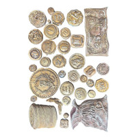 Koristemuotti 15x21 cm - Stamperia Venice City of Art Silicon Mould Old Coins