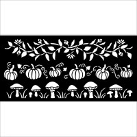 Sabluuna 12x25 cm - Stamperia Whispering Woods Thick Stencil 3 Stripes