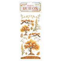 Siirtokuva 10x21 cm - Stamperia Whispering Woods Rub-On Oak