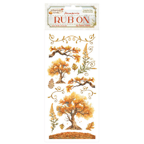 Siirtokuva 10x21 cm - Stamperia Whispering Woods Rub-On Oak