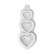 Silikonimuotti - Katy Sue Designs Cosmic Shimmer Silicone Mould Ornate Heart Trio