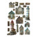 Koristemuotti 15x21 cm - Stamperia Silent Sea Silicon Mould Houses and Lighthouse