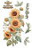 Siirtokuva 30x60 cm - Papers For You Decor Transfers Sunflowers 3 pcs