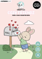 Värityskirja 14x10 cm, Creative Craftlab Friendz Cozy & Cute Coloring Book Cozy Friendz