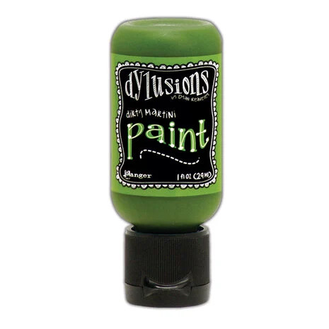 Tuunausmaali vihreä, Ranger Dyan Reaveley Dylusions Paints Dirty Martini 29 ml