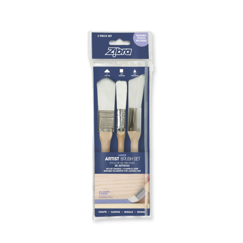 Siveltimet 3 kpl, 12-25 mm - Zibra Large Artist set