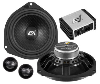 ESX Audio QXFA Ducato, Jumper, Boxer, Movano Erillissarja + Vahvistin