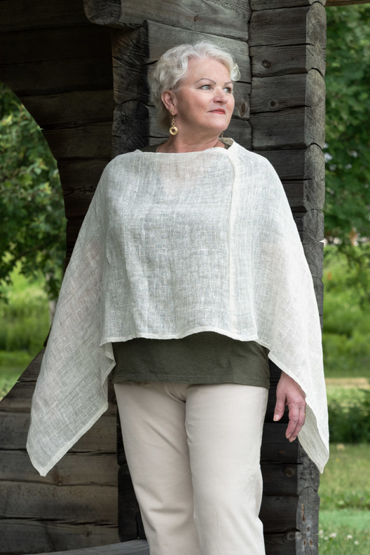 Pellavaponcho Tähtimö, kaikki värit