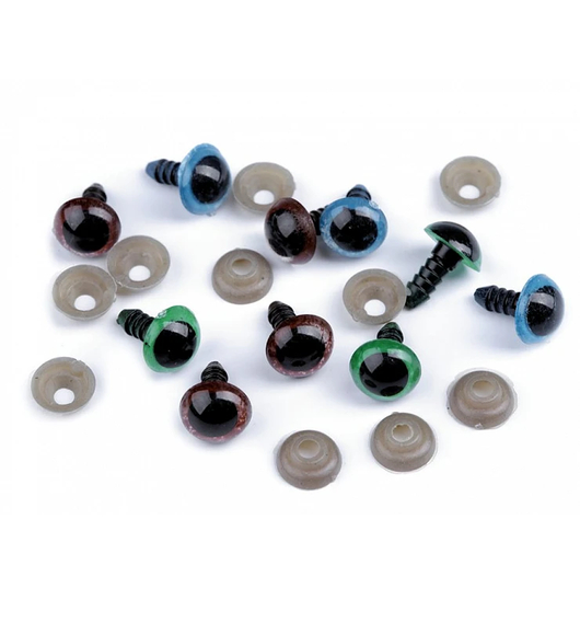 TURVASILMÄ: VÄRILLINEN 10MM 1KPL