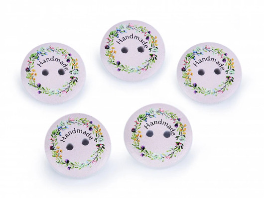 PUUNAPPI: HANDMADE VAALEANPUNAINEN 23MM