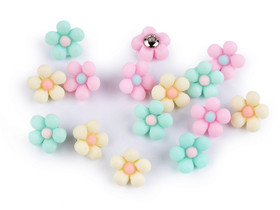 KANNALLINEN NAPPI: 3D KUKKA 14MM