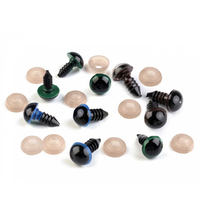 TURVASILMÄ: VÄRILLINEN 12MM 1KPL