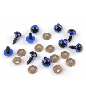 TURVASILMÄ: VÄRILLINEN 12MM 1KPL