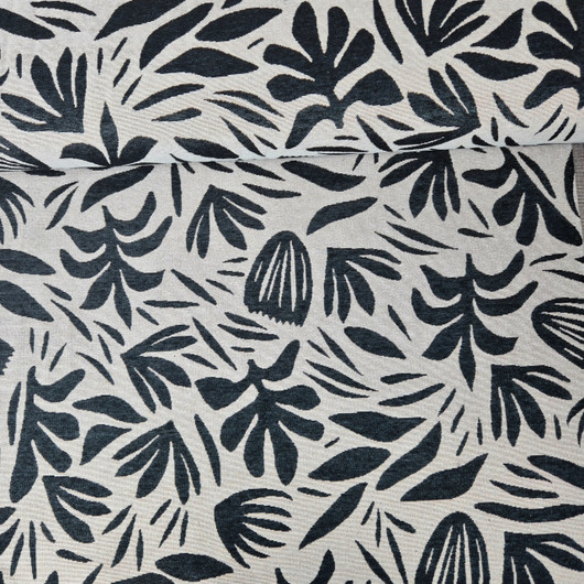 GOBELIINI BLACK AND WHITE FLOWERS