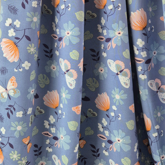 KUDOTTU VISKOOSI DREAMY FLOWERS