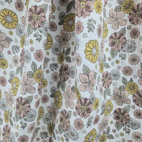 DOUBLE GAUZE DRAWN FLOWERS