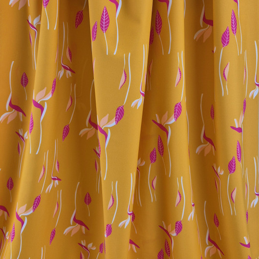 KUVIOLYCRA PINKIT LEHDET - OKRA