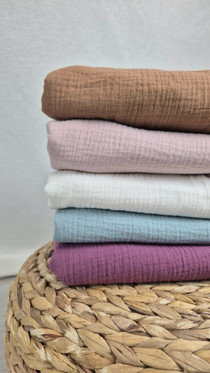 DOUBLE GAUZE YKSIVÄRINEN