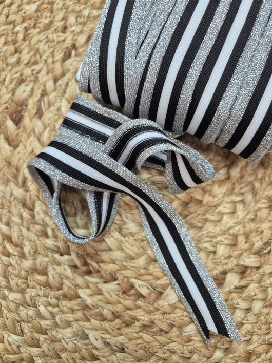 RAITANAUHA - MUSTA-HOPEA-VALKOINEN