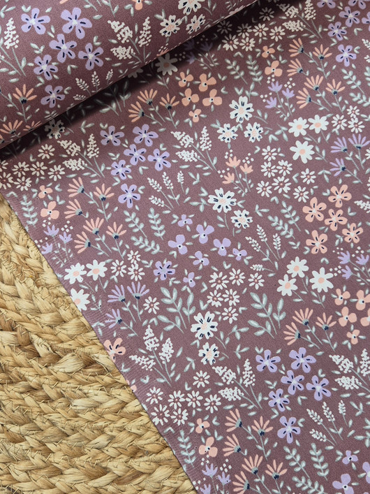 PÄÄLLYSTETTY PUUVILLA MEADOW - MAUVE