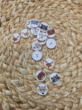 MUOVINAPPI: ELÄIMET 15MM