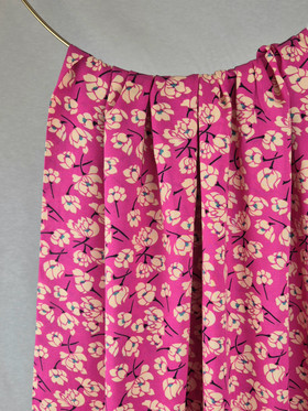 KUDOTTU VISKOOSI - FLOWERY PINK